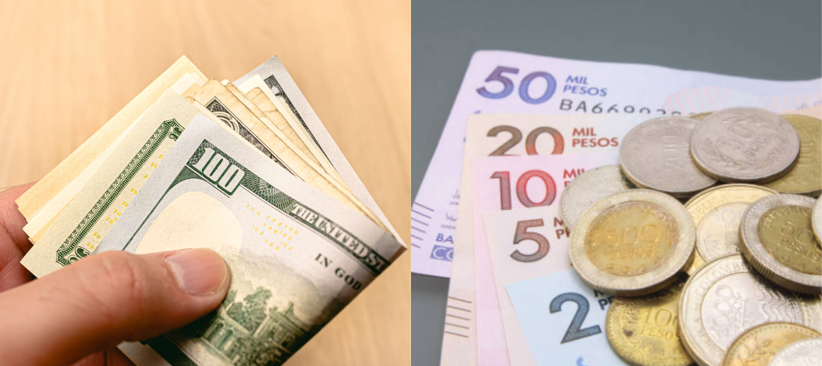 Dólar vs. Peso colombiano