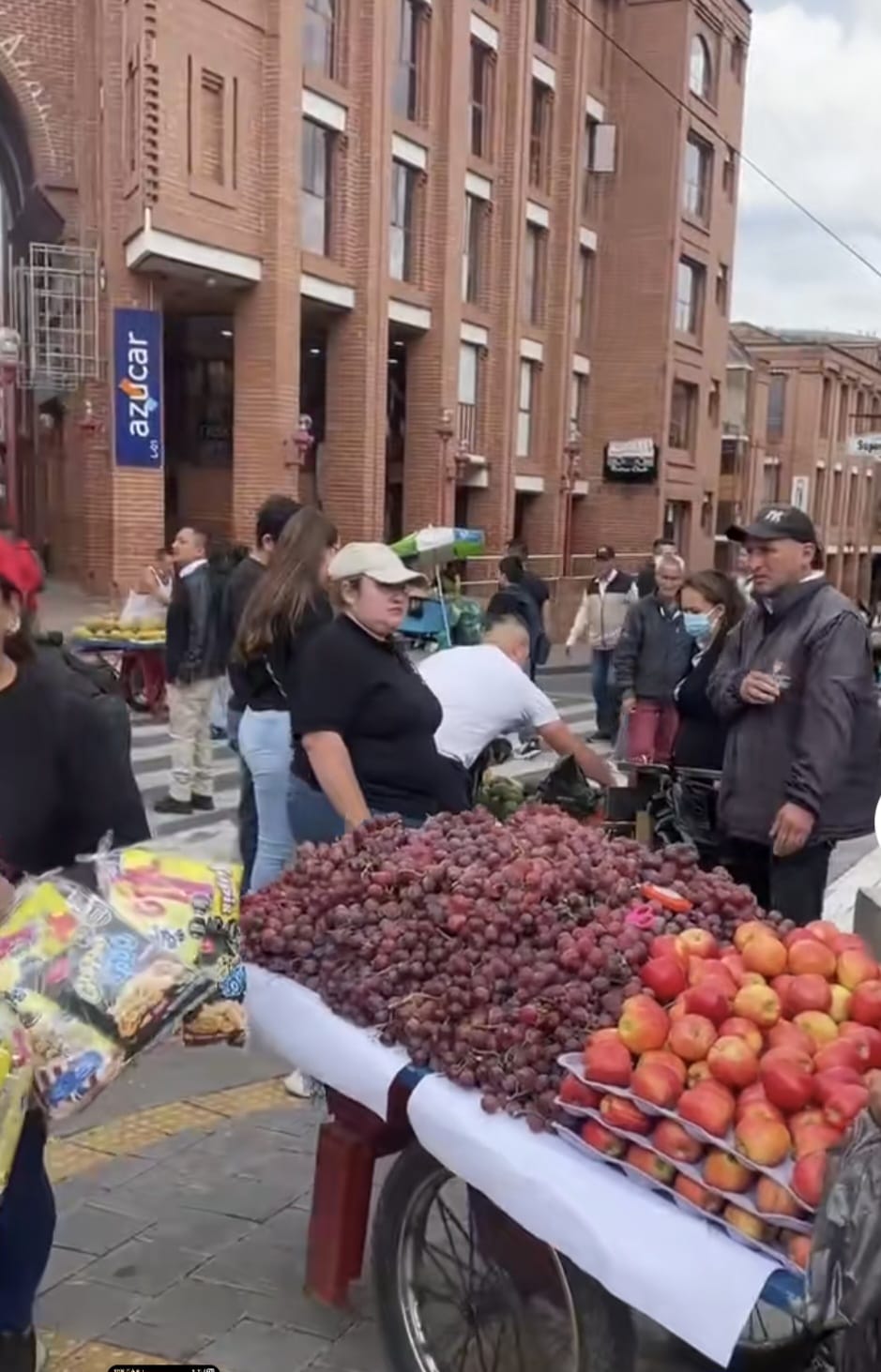 Vendedores en Pasto.