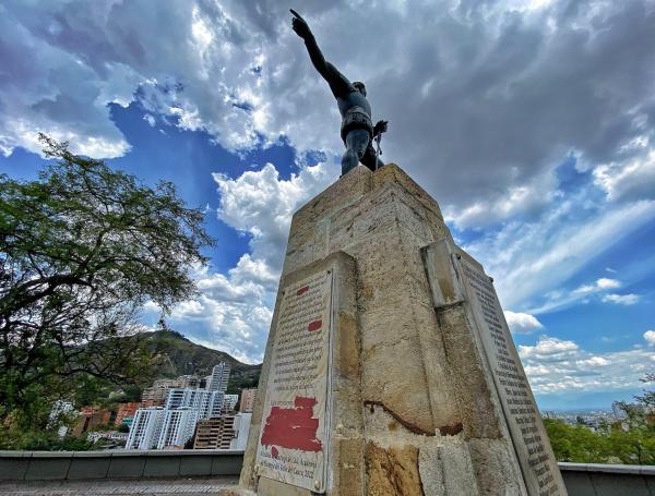 Monumento a Sebastián de Belalcázar, en Cali.