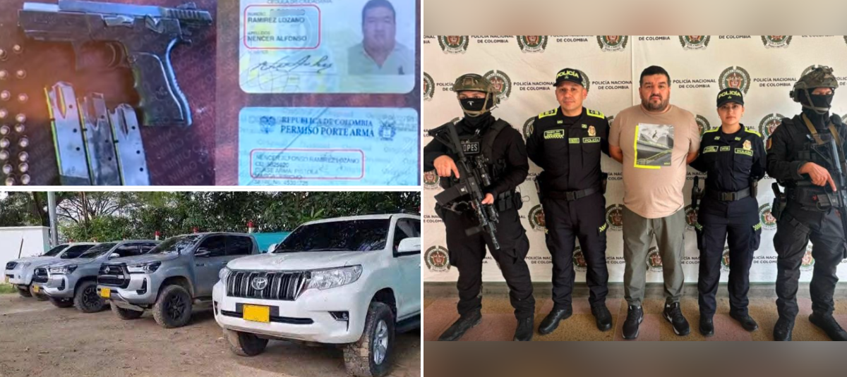 El capo capturado en Tolima, Néncer Alfonso Ramírez.