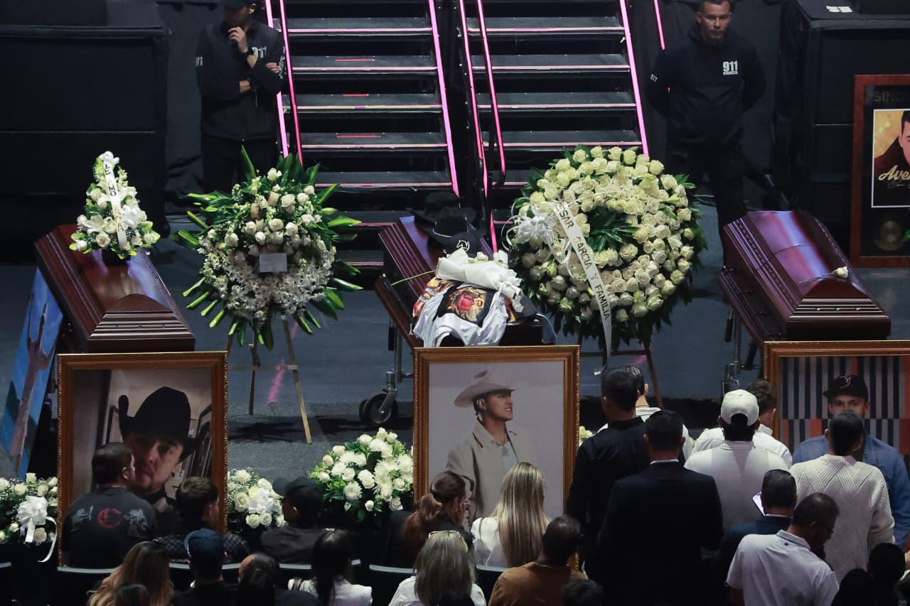 Imágenes del homenaje a Yeison Jiménez