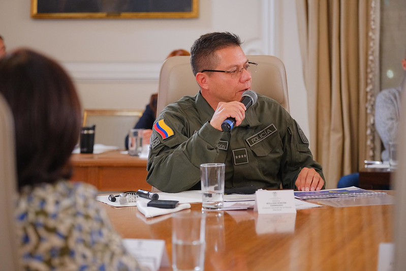 El director de la Policía, general William Rincón.