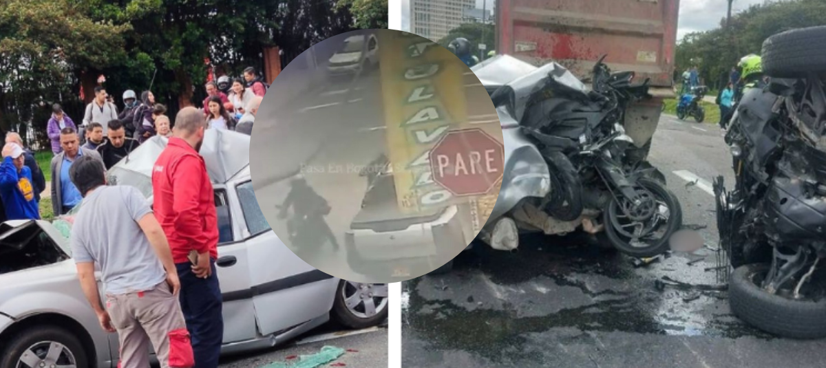 Momento exacto del robo que terminó en tragedia.
