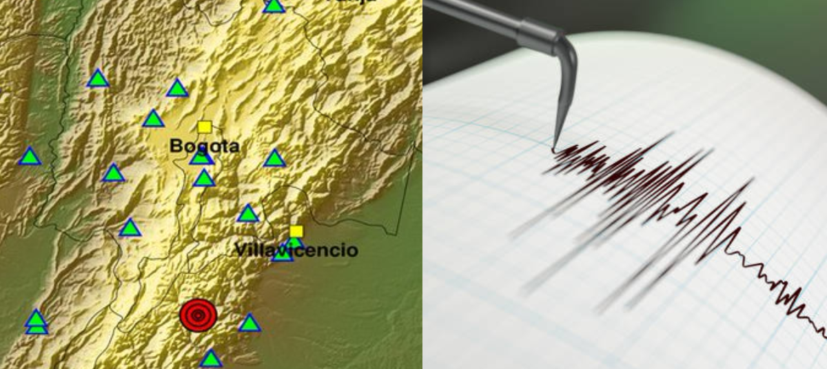 Estos son los alrededores del punto exacto donde más se sintió.