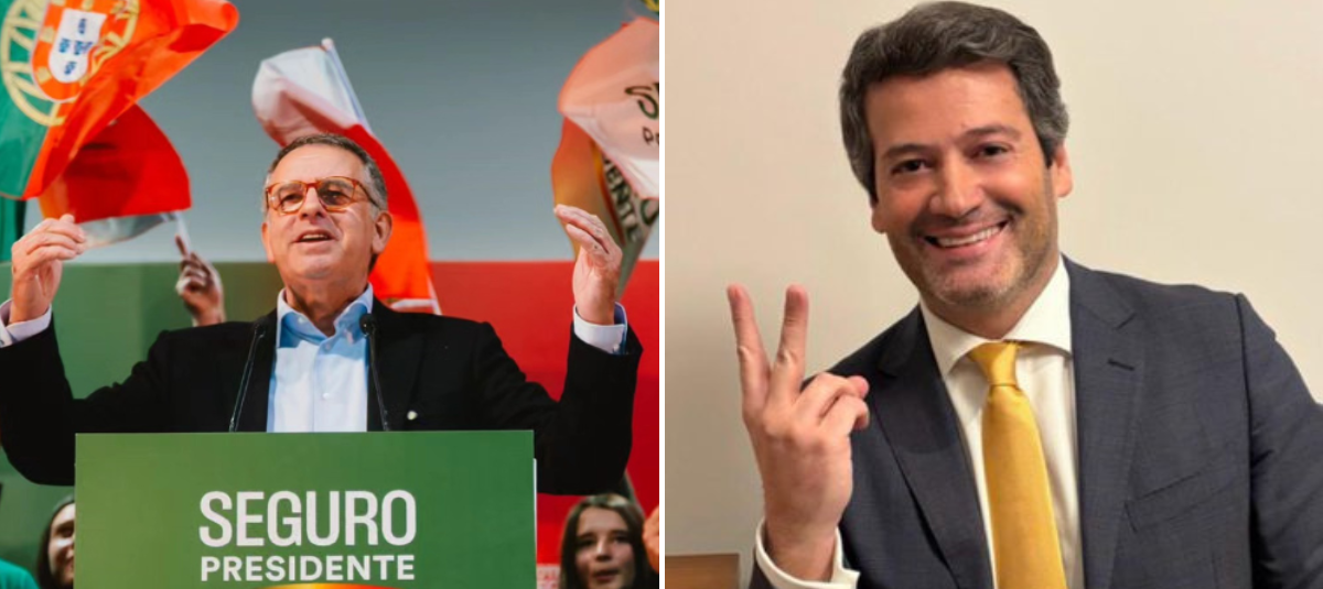 António José Seguro (izq.) y André Ventura (Der)