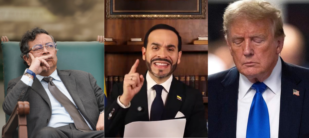 Gustavo Petro, Abelardo De La Espriella y Donald Trump