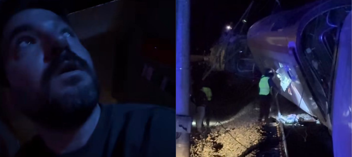 El también actor argentino contó cómo fueron evacuados a un lugar seguro.