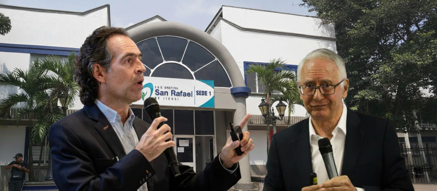 Federico Gutiérrez y el ministro de Salud