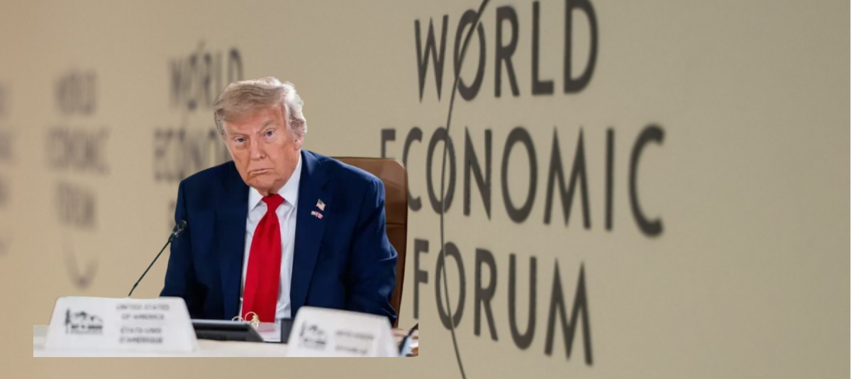 Donald Trump en Davos.
