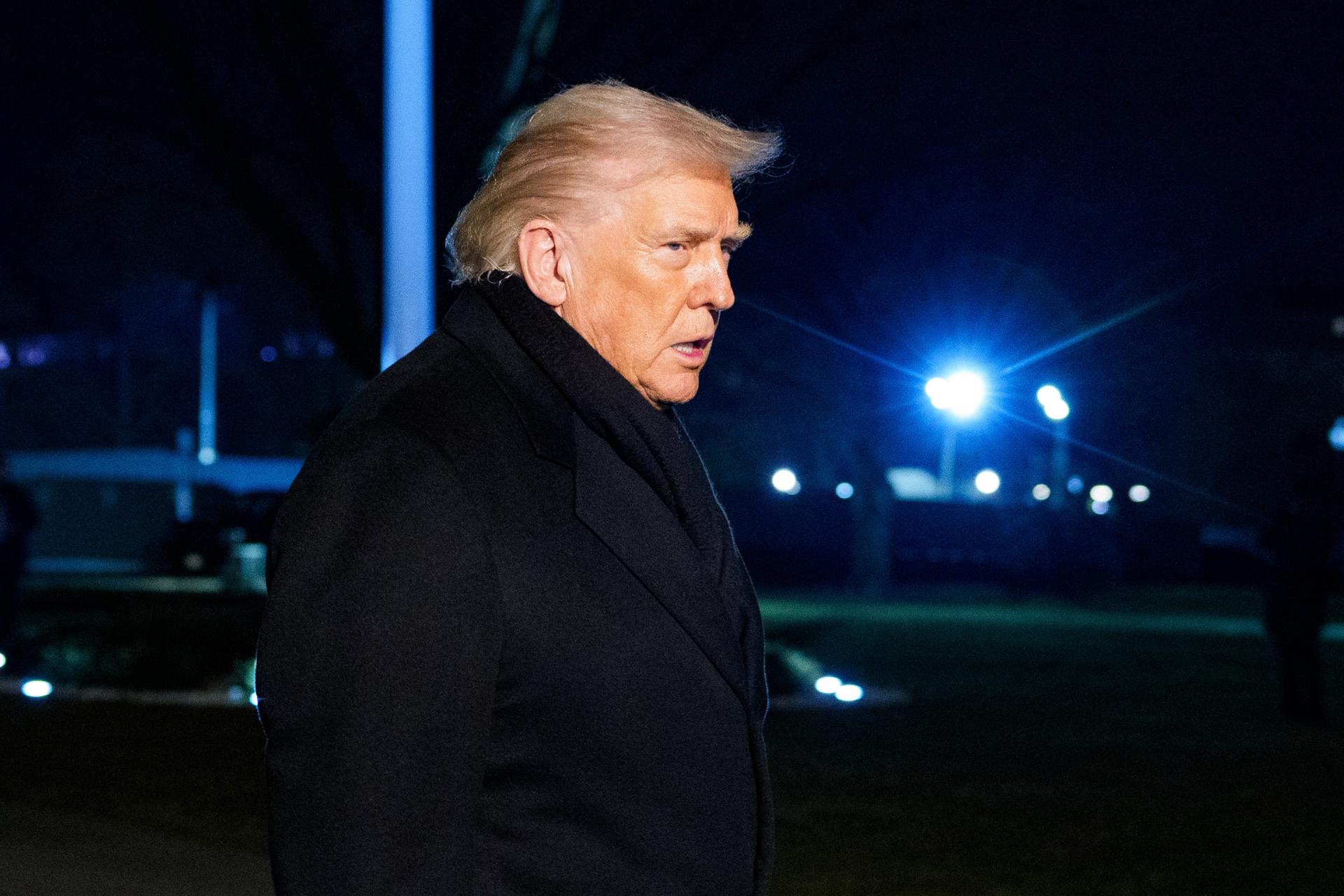 Avión del presidente Donald Trump sufre 'problema eléctrico menor' por lo que deberá ser reemplazado