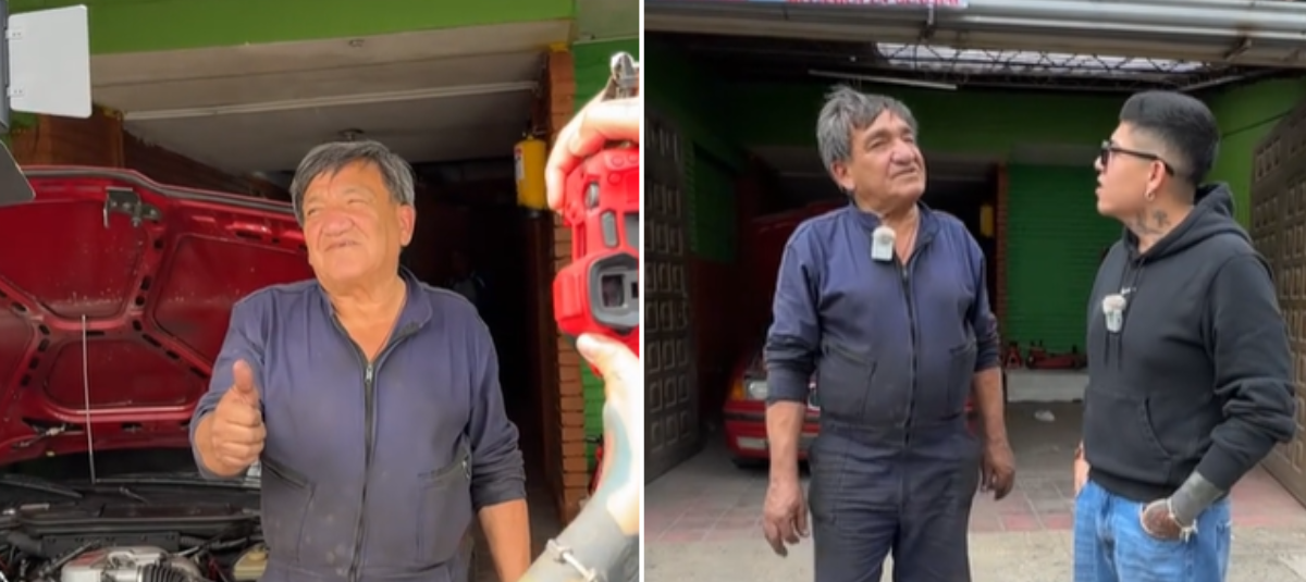 Mecánico que quedó ciego tras un accidente cuenta su historia.