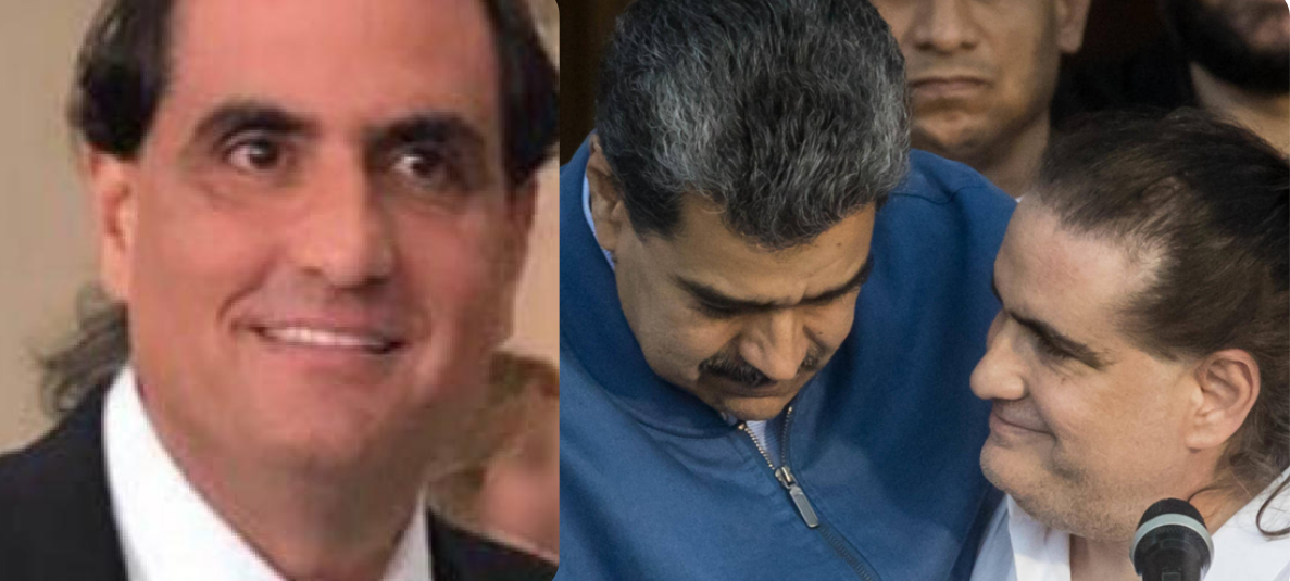 Alex Saab y Nicolás Maduro
