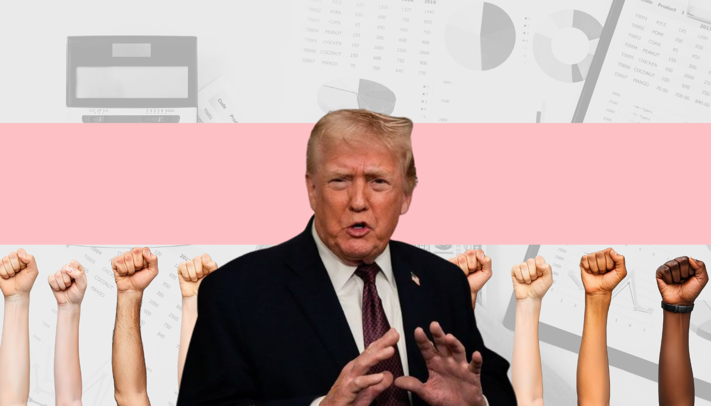 Collage Donald Trump / Estados Unidos / Derechos reproductivos