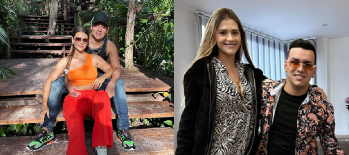 Yeison Jiménez y su esposa Sonia Restrepo.