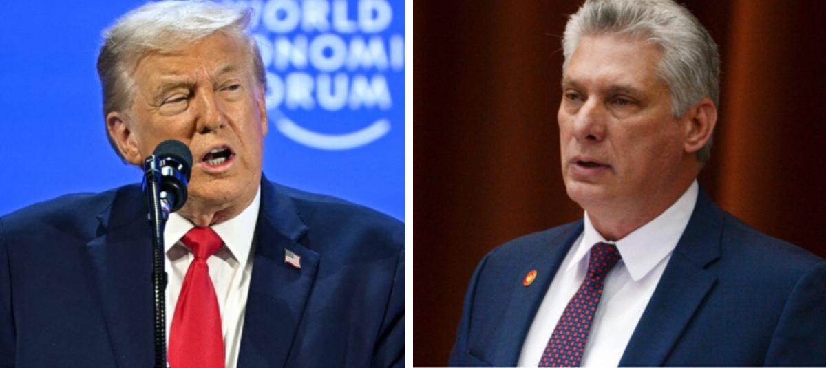 Donald Trump y Miguel Díaz-Canel