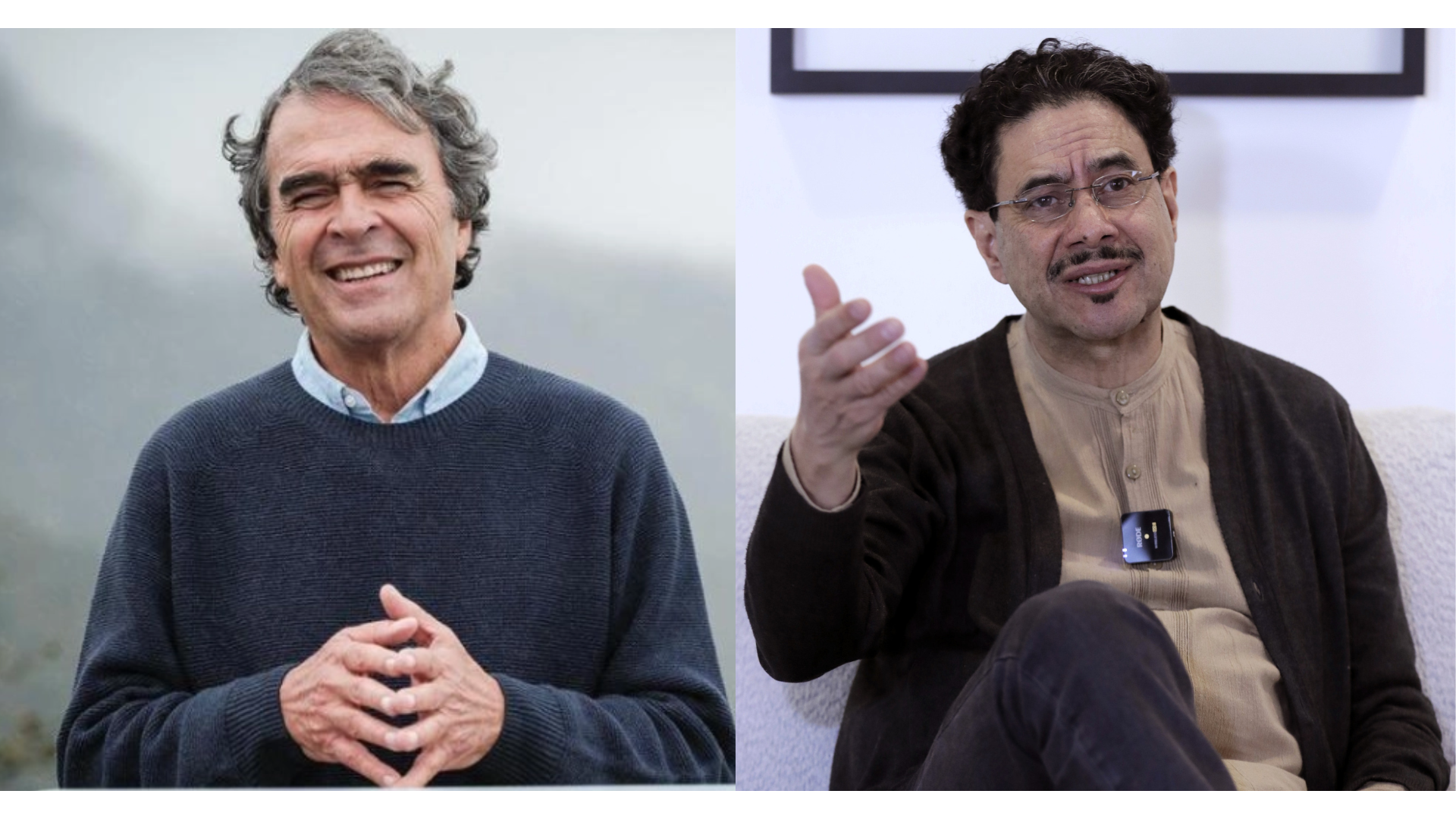 Sergio Fajardo e Iván Cepeda