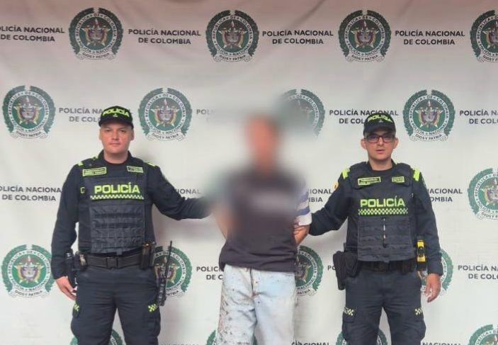 Uniformados atendieron la emergencia en el sector de Santa Lucía, en la localidad de Rafael Uribe Uribe.