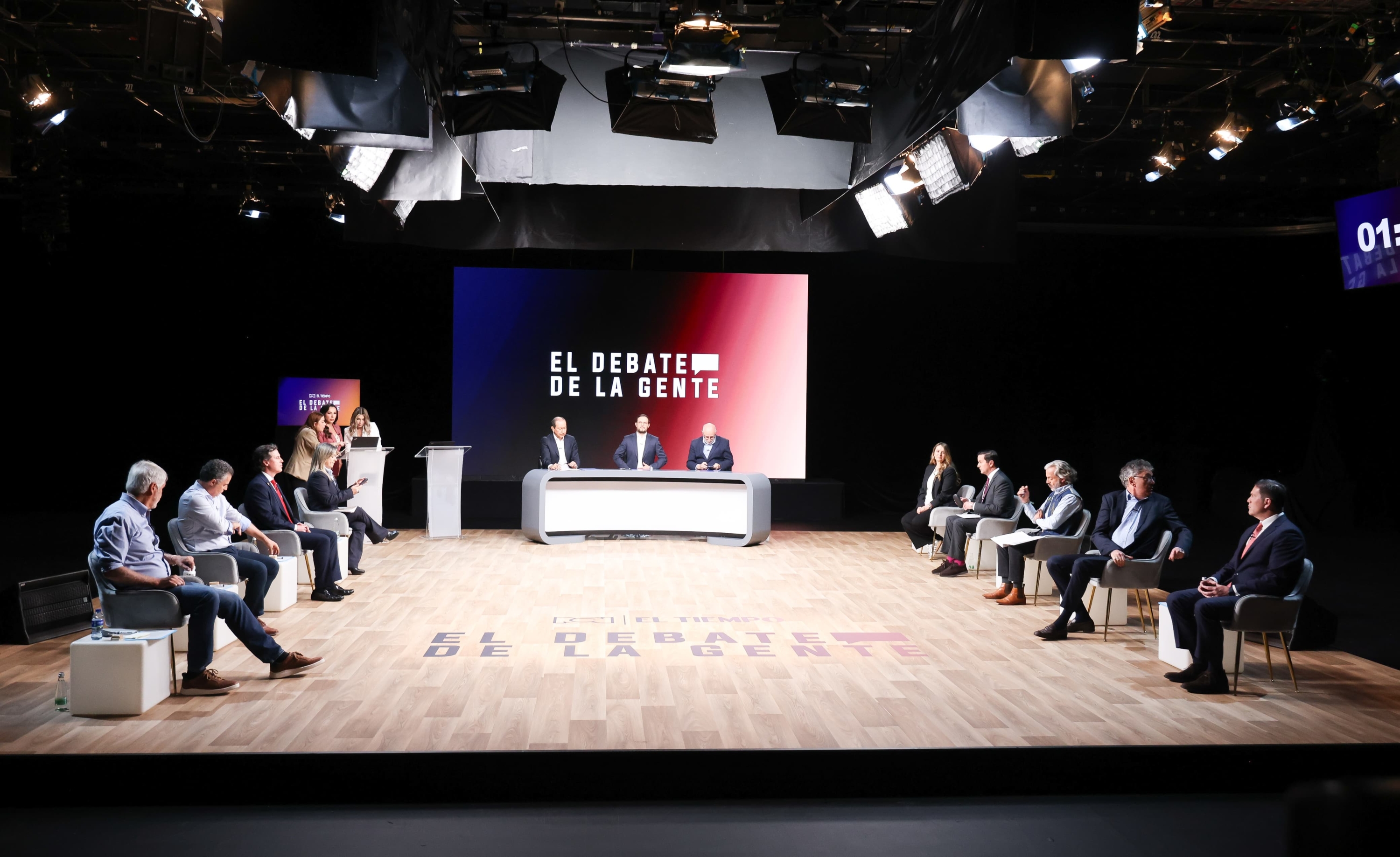 ‘El Debate de la Gente’ que organiza de manera conjunta EL TIEMPO, RCN, Citytv y La Fm