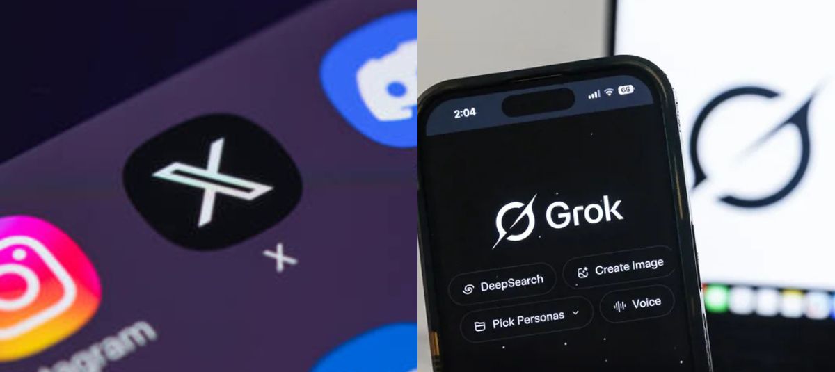 X y su inteligencia artificial Grok.