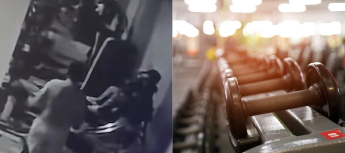 las cámaras de seguridad del local registraron el incidente