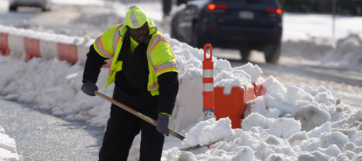 Tormenta invernal en Estados Unidos.