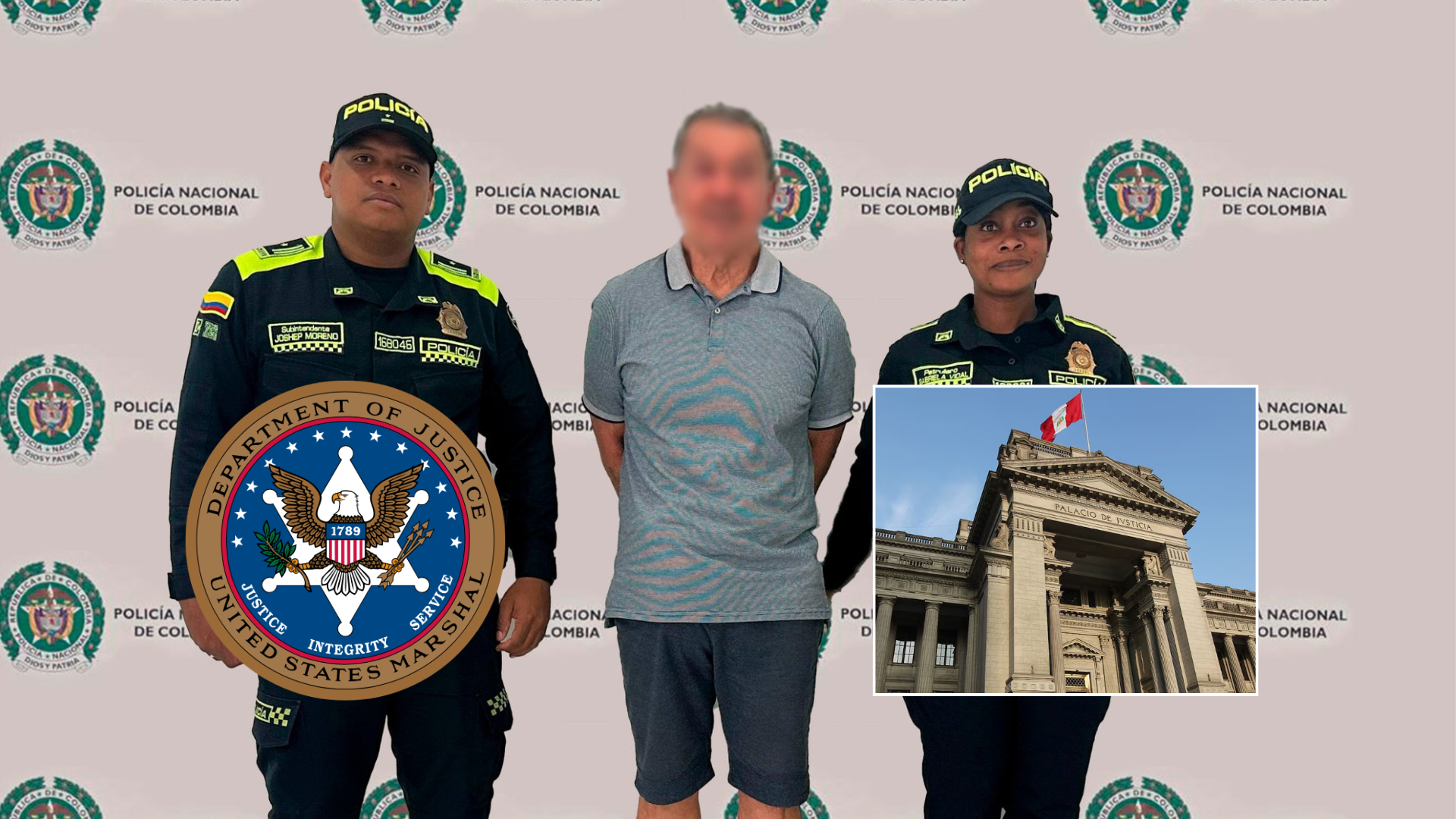 Un hombre oriundo de Medellín fue capturado en la ciudad por la Policía y los Marshals de Estados Unidos. Era requerido por el Perú por cargos de narcotráfico.