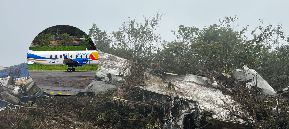 Norte de Santander'de 15 kişiyle birlikte kaybolan Satena uçağını buldular: Hayatta kalan yok