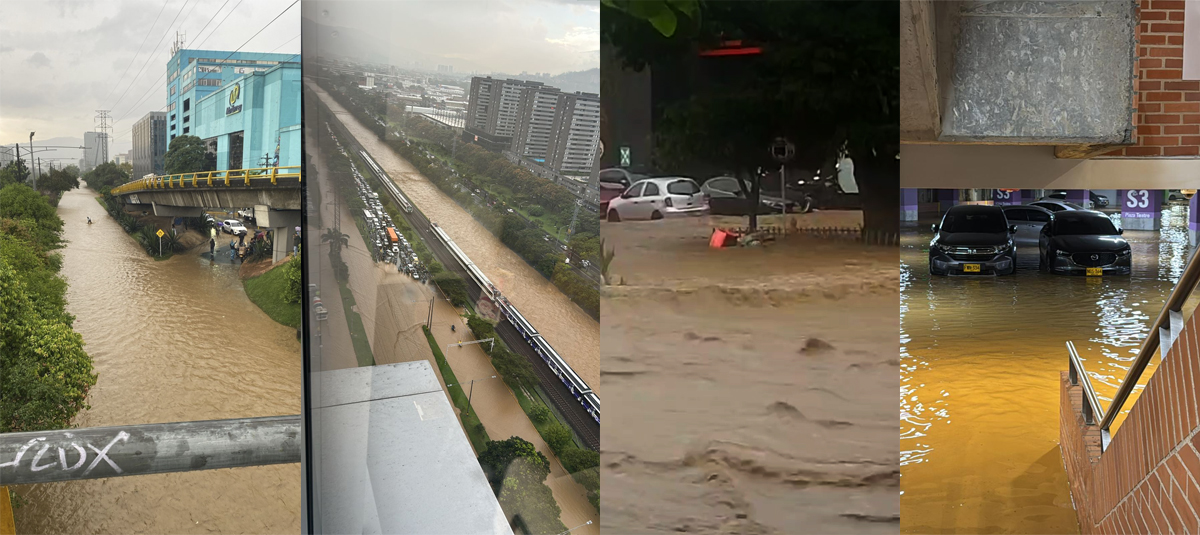 Inundaciones en Medellín