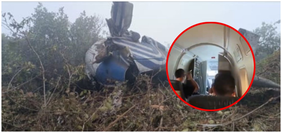 Se conoce video captado minutos antes de que el avión de Satena se accidentara en Norte de Santander