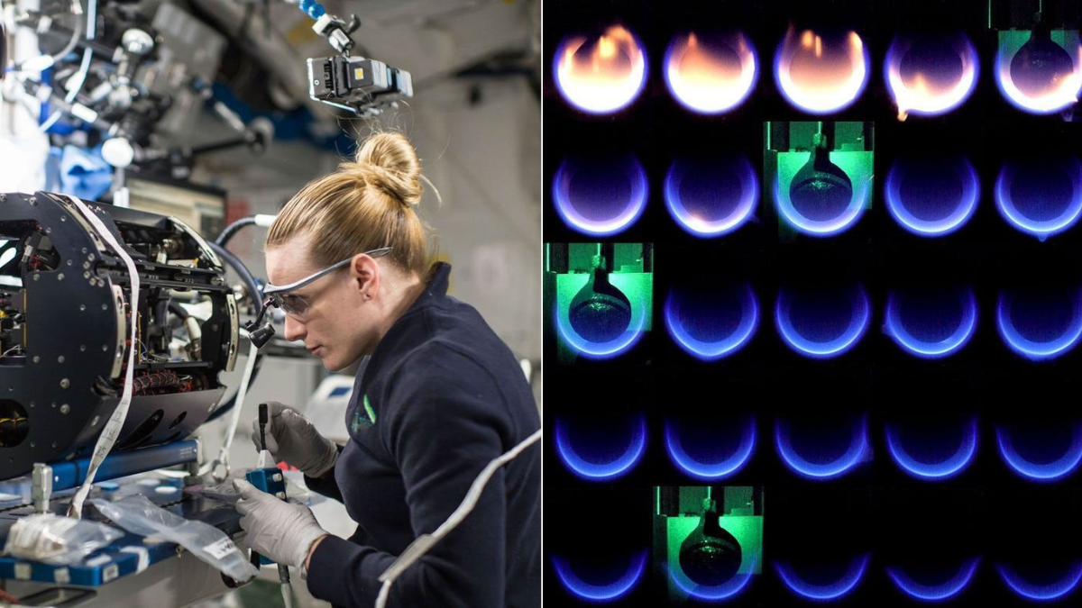 La Nasa estudia el fuego en el espacio