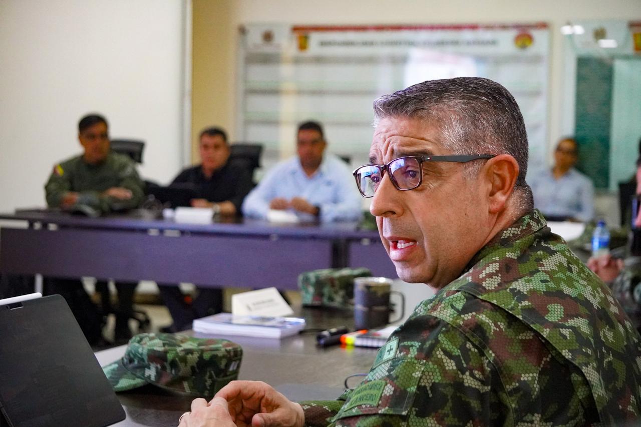 General Hugo López Barreto, comandante de las Fuerzas Militares