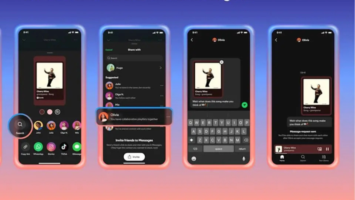 Spotify añade chats grupales