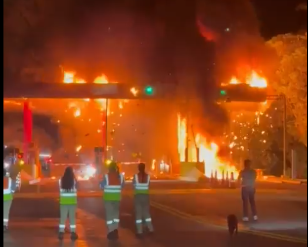 Incendio en el pico Bicentenario, entre Guaduas y Honda