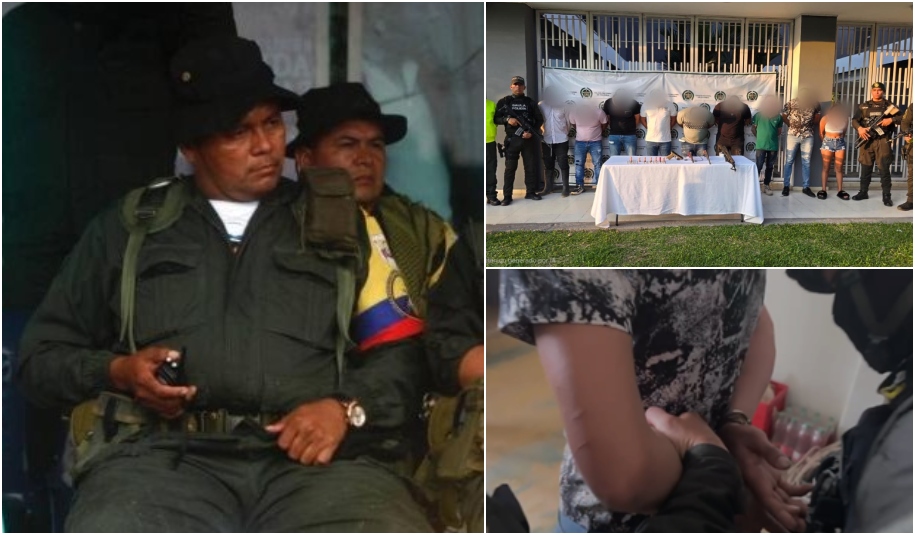 Caen 13 disidentes claves de las Farc del bloque de alias Calarcá en el Meta.