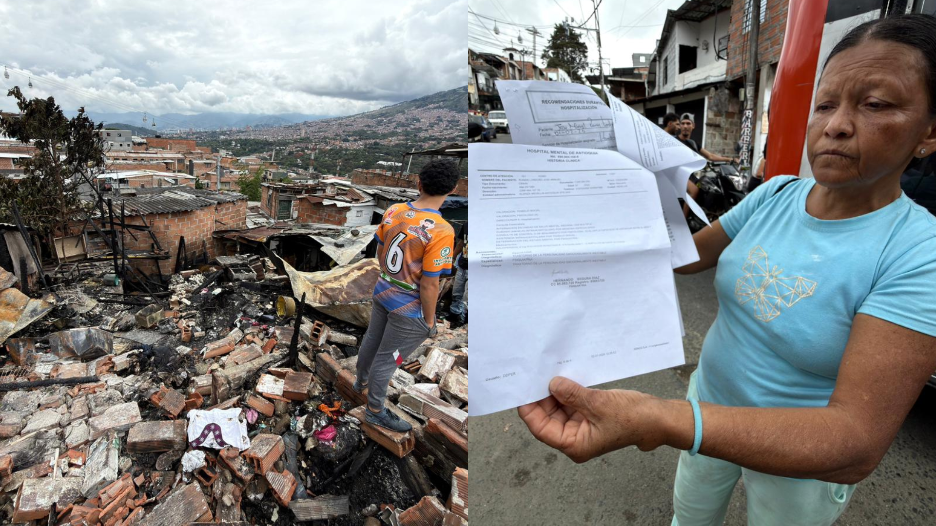 Un paciente psiquiátrico habría sido el responsable de iniciar un incendio en su vivienda familiar del barrio Andalucía, en Manrique.