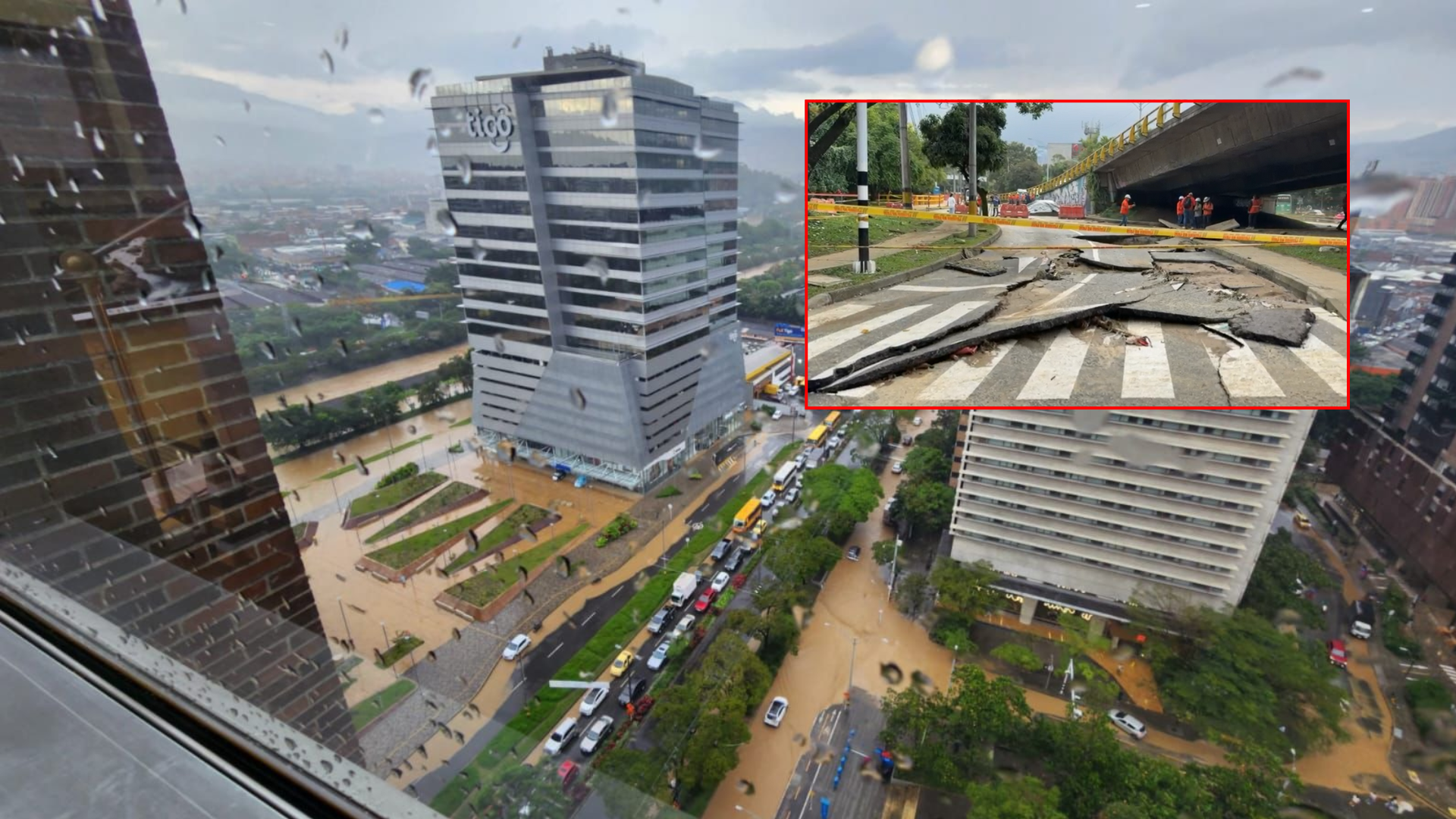 La Alcaldía de Medellín advierte riesgos por lluvias en la ciudad.