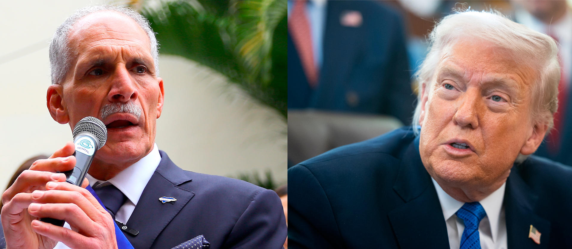 El presidente de Honduras, Nasry 'Tito' Asfura, y su homólogo de Estados Unidos, Donald Trump