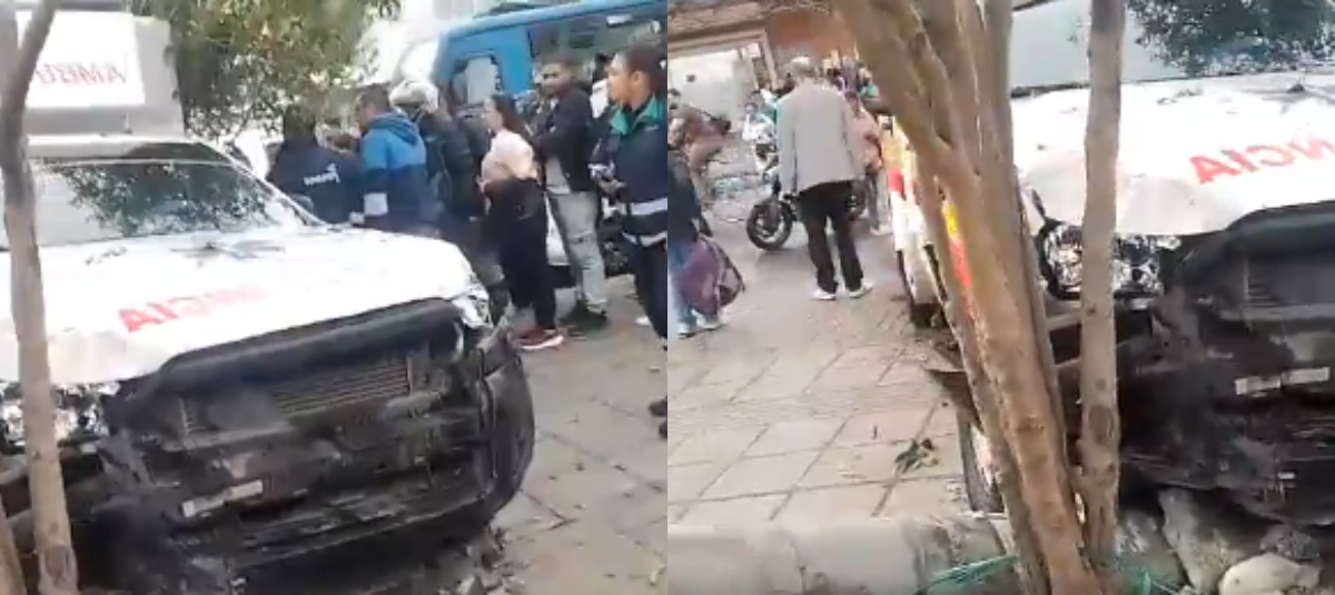 Accidente en Bogotá.