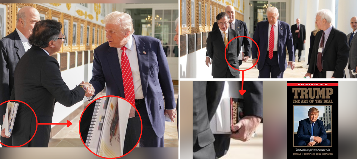 El presidente Gustavo Petro con su homólogo, Donald Trump.