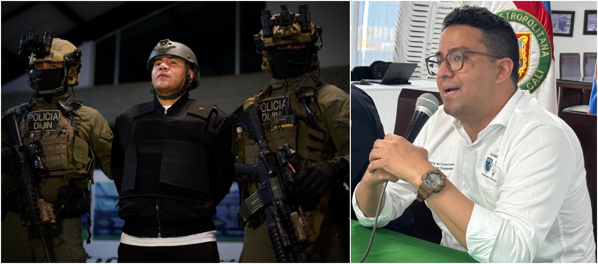 Guillermo Londoño, secretario de Seguridad del Valle del Cauca, habló de la extradición de Andrés Felipe Marín, alias Pipe Tuluá.