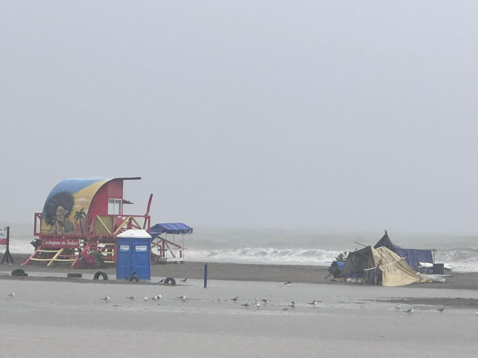 Fuerte Frío golpea a Cartagena
