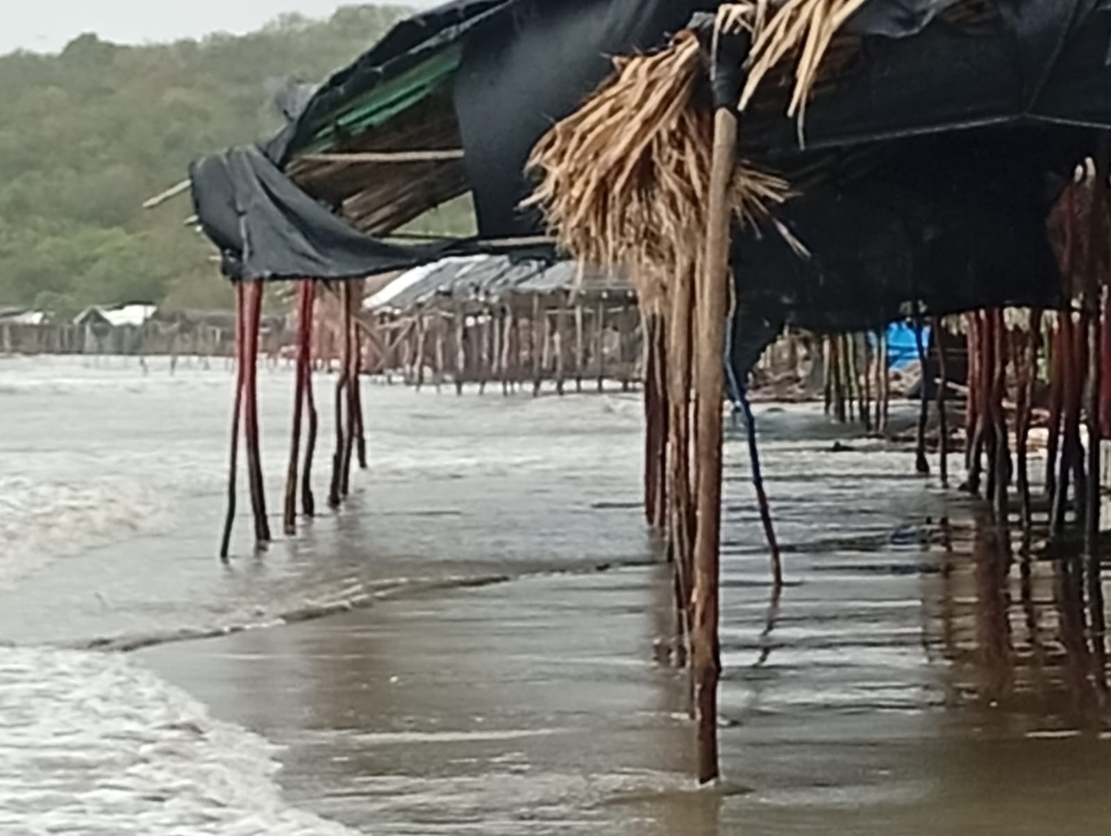 Inundaciones en Manzanillo, norte de Cartagena