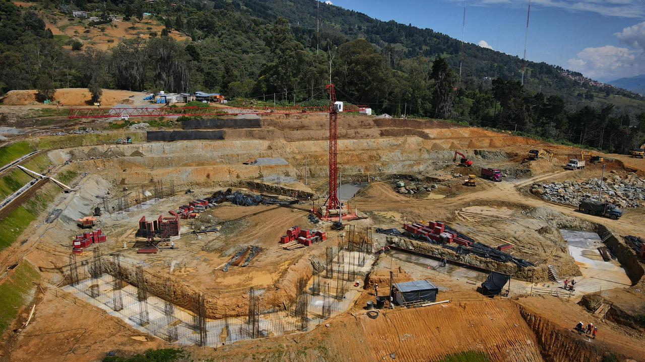 Así avanza la construcción de la cárcel distrital de Medellín.