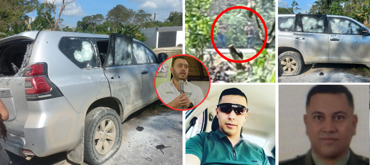 Jairo Castellanos atentado camionetas