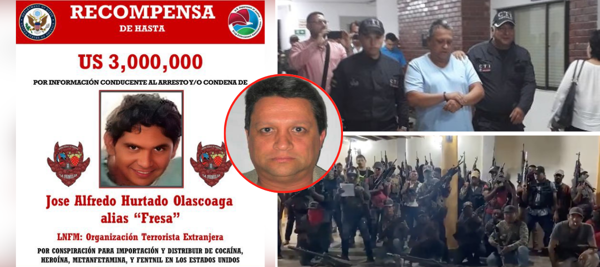 Alias ​​Fresa y el capo asesinado Santiago Gallón.