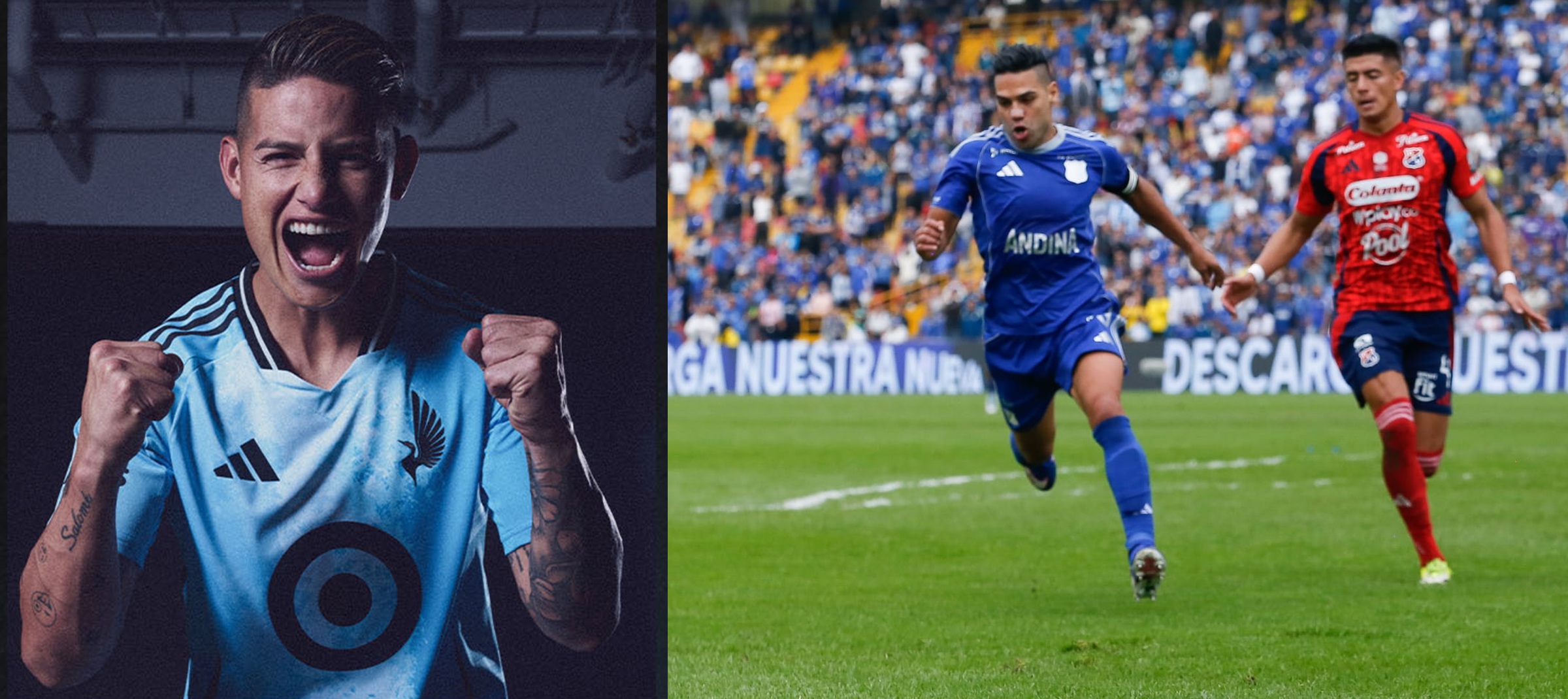 James Rodríguez y Millonarios