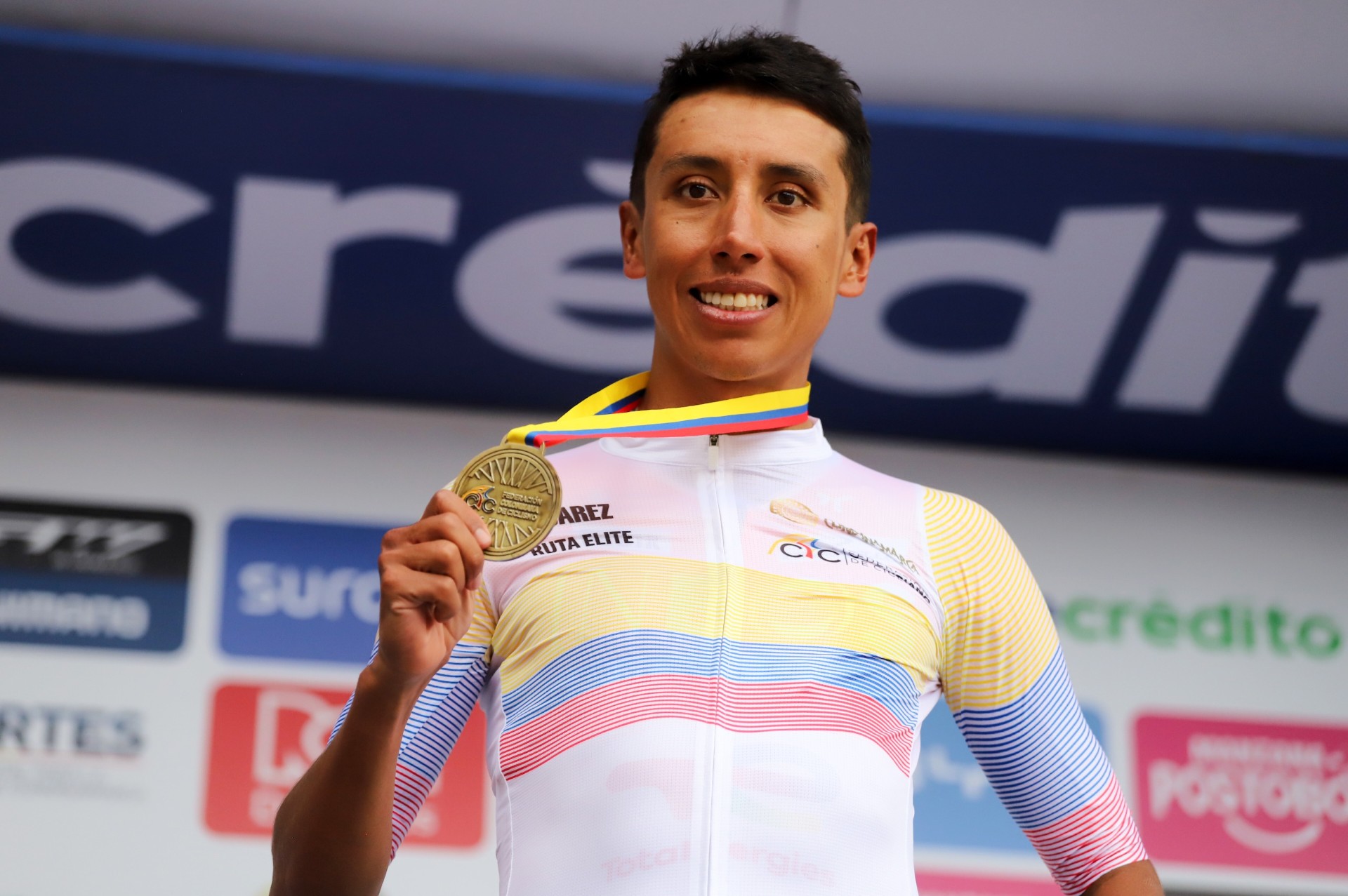 Egan Bernal, oro en el Nacional