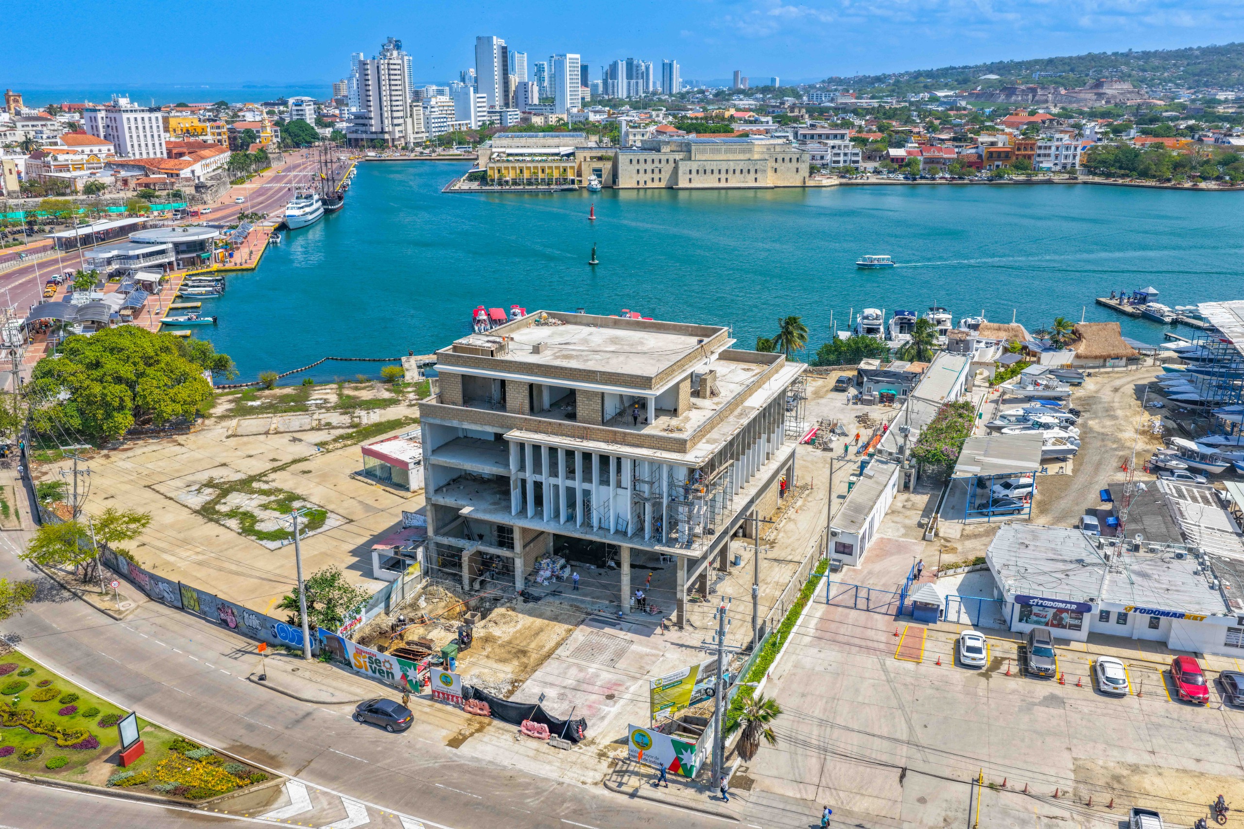 Nueva estación de bomberos en Bocagrande será entregada este mes