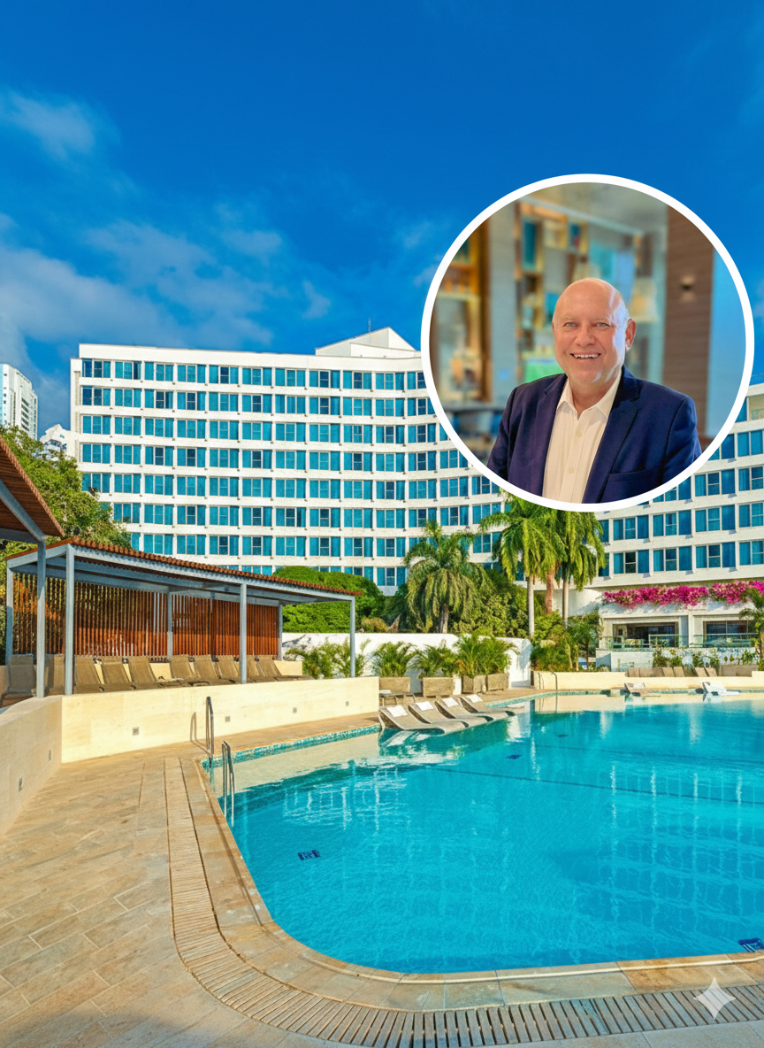 Ricardo Kawa, gerente del Hotel Hilton Cartagena