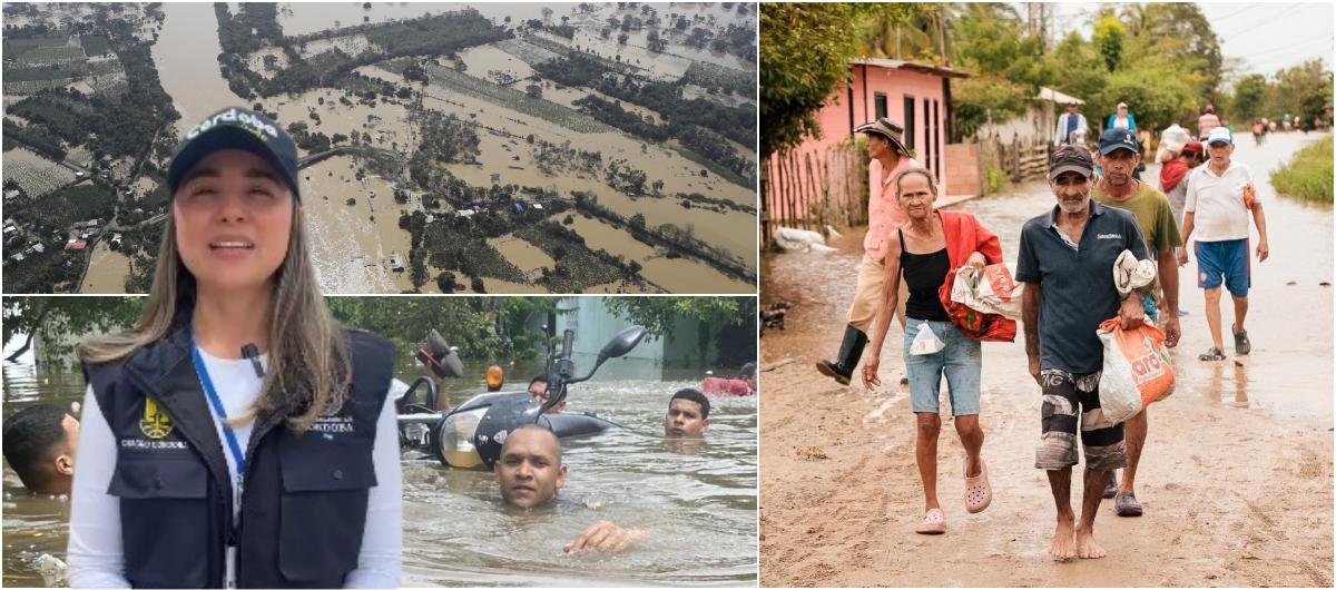 Line Benavides, funcionaria de la Oficina de Gestión de Riesgo de Córdoba, contó en detalle la situación que atraviesa su departamento.